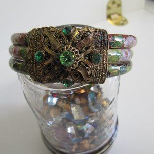 Art Deco original bracelet cloisonne Claudia Myers Designs